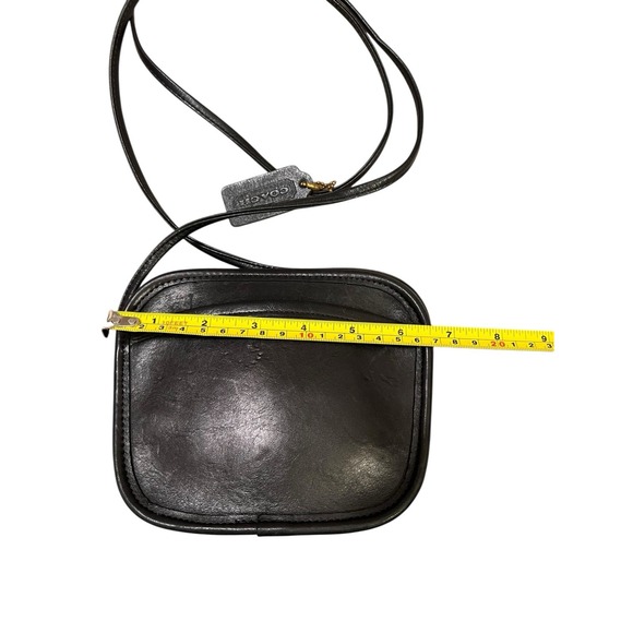 Vintage Coach Hadley Mini Crossbody Shoulder Bag Leather Purse‎ Designer Black - Picture 5 of 10